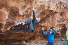 Bouldering in Hueco Tanks on 12/11/2019 with Blue Lizard Climbing and Yoga

Filename: SRM_20191211_1401140.jpg
Aperture: f/3.2
Shutter Speed: 1/250
Body: Canon EOS-1D Mark II
Lens: Canon EF 50mm f/1.8 II