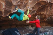 Bouldering in Hueco Tanks on 12/11/2019 with Blue Lizard Climbing and Yoga

Filename: SRM_20191211_1409401.jpg
Aperture: f/4.0
Shutter Speed: 1/250
Body: Canon EOS-1D Mark II
Lens: Canon EF 50mm f/1.8 II