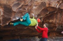 Bouldering in Hueco Tanks on 12/11/2019 with Blue Lizard Climbing and Yoga

Filename: SRM_20191211_1409450.jpg
Aperture: f/4.0
Shutter Speed: 1/250
Body: Canon EOS-1D Mark II
Lens: Canon EF 50mm f/1.8 II