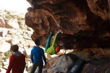 Bouldering in Hueco Tanks on 12/11/2019 with Blue Lizard Climbing and Yoga

Filename: SRM_20191211_1418100.jpg
Aperture: f/4.0
Shutter Speed: 1/320
Body: Canon EOS-1D Mark II
Lens: Canon EF 50mm f/1.8 II