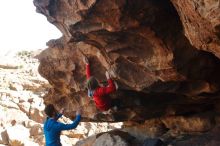 Bouldering in Hueco Tanks on 12/11/2019 with Blue Lizard Climbing and Yoga

Filename: SRM_20191211_1420170.jpg
Aperture: f/3.5
Shutter Speed: 1/320
Body: Canon EOS-1D Mark II
Lens: Canon EF 50mm f/1.8 II