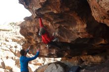 Bouldering in Hueco Tanks on 12/11/2019 with Blue Lizard Climbing and Yoga

Filename: SRM_20191211_1420210.jpg
Aperture: f/3.5
Shutter Speed: 1/320
Body: Canon EOS-1D Mark II
Lens: Canon EF 50mm f/1.8 II