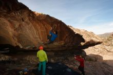 Bouldering in Hueco Tanks on 12/11/2019 with Blue Lizard Climbing and Yoga

Filename: SRM_20191211_1440220.jpg
Aperture: f/5.6
Shutter Speed: 1/200
Body: Canon EOS-1D Mark II
Lens: Canon EF 16-35mm f/2.8 L