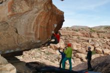 Bouldering in Hueco Tanks on 12/11/2019 with Blue Lizard Climbing and Yoga

Filename: SRM_20191211_1455230.jpg
Aperture: f/5.6
Shutter Speed: 1/250
Body: Canon EOS-1D Mark II
Lens: Canon EF 16-35mm f/2.8 L