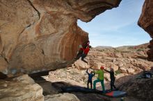 Bouldering in Hueco Tanks on 12/11/2019 with Blue Lizard Climbing and Yoga

Filename: SRM_20191211_1455300.jpg
Aperture: f/5.6
Shutter Speed: 1/250
Body: Canon EOS-1D Mark II
Lens: Canon EF 16-35mm f/2.8 L