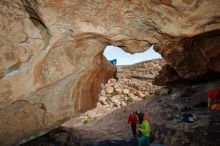 Bouldering in Hueco Tanks on 12/11/2019 with Blue Lizard Climbing and Yoga

Filename: SRM_20191211_1457420.jpg
Aperture: f/5.6
Shutter Speed: 1/250
Body: Canon EOS-1D Mark II
Lens: Canon EF 16-35mm f/2.8 L