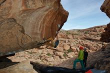 Bouldering in Hueco Tanks on 12/11/2019 with Blue Lizard Climbing and Yoga

Filename: SRM_20191211_1502160.jpg
Aperture: f/6.3
Shutter Speed: 1/250
Body: Canon EOS-1D Mark II
Lens: Canon EF 16-35mm f/2.8 L