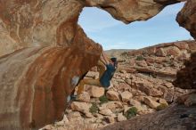 Bouldering in Hueco Tanks on 12/11/2019 with Blue Lizard Climbing and Yoga

Filename: SRM_20191211_1503020.jpg
Aperture: f/6.3
Shutter Speed: 1/250
Body: Canon EOS-1D Mark II
Lens: Canon EF 16-35mm f/2.8 L