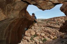 Bouldering in Hueco Tanks on 12/11/2019 with Blue Lizard Climbing and Yoga

Filename: SRM_20191211_1503050.jpg
Aperture: f/6.3
Shutter Speed: 1/250
Body: Canon EOS-1D Mark II
Lens: Canon EF 16-35mm f/2.8 L