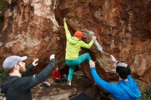 Bouldering in Hueco Tanks on 12/11/2019 with Blue Lizard Climbing and Yoga

Filename: SRM_20191211_1554110.jpg
Aperture: f/6.3
Shutter Speed: 1/250
Body: Canon EOS-1D Mark II
Lens: Canon EF 16-35mm f/2.8 L