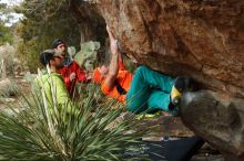 Bouldering in Hueco Tanks on 12/11/2019 with Blue Lizard Climbing and Yoga

Filename: SRM_20191211_1611010.jpg
Aperture: f/4.5
Shutter Speed: 1/500
Body: Canon EOS-1D Mark II
Lens: Canon EF 50mm f/1.8 II