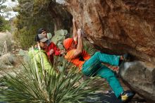 Bouldering in Hueco Tanks on 12/11/2019 with Blue Lizard Climbing and Yoga

Filename: SRM_20191211_1611020.jpg
Aperture: f/4.5
Shutter Speed: 1/500
Body: Canon EOS-1D Mark II
Lens: Canon EF 50mm f/1.8 II