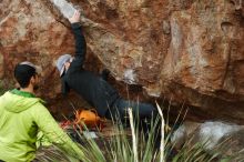 Bouldering in Hueco Tanks on 12/11/2019 with Blue Lizard Climbing and Yoga

Filename: SRM_20191211_1612060.jpg
Aperture: f/4.5
Shutter Speed: 1/500
Body: Canon EOS-1D Mark II
Lens: Canon EF 50mm f/1.8 II