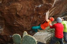 Bouldering in Hueco Tanks on 12/11/2019 with Blue Lizard Climbing and Yoga

Filename: SRM_20191211_1620450.jpg
Aperture: f/4.5
Shutter Speed: 1/250
Body: Canon EOS-1D Mark II
Lens: Canon EF 50mm f/1.8 II
