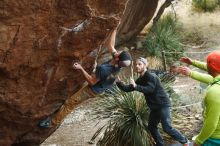 Bouldering in Hueco Tanks on 12/11/2019 with Blue Lizard Climbing and Yoga

Filename: SRM_20191211_1623580.jpg
Aperture: f/4.5
Shutter Speed: 1/250
Body: Canon EOS-1D Mark II
Lens: Canon EF 50mm f/1.8 II