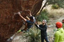 Bouldering in Hueco Tanks on 12/11/2019 with Blue Lizard Climbing and Yoga

Filename: SRM_20191211_1624030.jpg
Aperture: f/4.5
Shutter Speed: 1/320
Body: Canon EOS-1D Mark II
Lens: Canon EF 50mm f/1.8 II