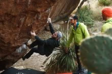 Bouldering in Hueco Tanks on 12/11/2019 with Blue Lizard Climbing and Yoga

Filename: SRM_20191211_1628100.jpg
Aperture: f/4.5
Shutter Speed: 1/250
Body: Canon EOS-1D Mark II
Lens: Canon EF 50mm f/1.8 II