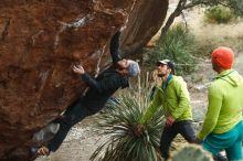 Bouldering in Hueco Tanks on 12/11/2019 with Blue Lizard Climbing and Yoga

Filename: SRM_20191211_1628180.jpg
Aperture: f/4.5
Shutter Speed: 1/250
Body: Canon EOS-1D Mark II
Lens: Canon EF 50mm f/1.8 II