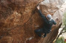 Bouldering in Hueco Tanks on 12/11/2019 with Blue Lizard Climbing and Yoga

Filename: SRM_20191211_1629170.jpg
Aperture: f/4.5
Shutter Speed: 1/250
Body: Canon EOS-1D Mark II
Lens: Canon EF 50mm f/1.8 II