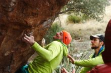 Bouldering in Hueco Tanks on 12/11/2019 with Blue Lizard Climbing and Yoga

Filename: SRM_20191211_1636000.jpg
Aperture: f/4.5
Shutter Speed: 1/250
Body: Canon EOS-1D Mark II
Lens: Canon EF 50mm f/1.8 II