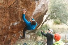 Bouldering in Hueco Tanks on 12/11/2019 with Blue Lizard Climbing and Yoga

Filename: SRM_20191211_1644180.jpg
Aperture: f/4.0
Shutter Speed: 1/125
Body: Canon EOS-1D Mark II
Lens: Canon EF 50mm f/1.8 II