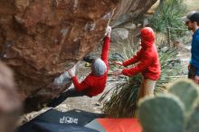 Bouldering in Hueco Tanks on 12/11/2019 with Blue Lizard Climbing and Yoga

Filename: SRM_20191211_1701320.jpg
Aperture: f/2.8
Shutter Speed: 1/500
Body: Canon EOS-1D Mark II
Lens: Canon EF 50mm f/1.8 II