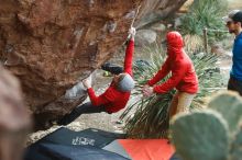 Bouldering in Hueco Tanks on 12/11/2019 with Blue Lizard Climbing and Yoga

Filename: SRM_20191211_1701321.jpg
Aperture: f/2.8
Shutter Speed: 1/400
Body: Canon EOS-1D Mark II
Lens: Canon EF 50mm f/1.8 II