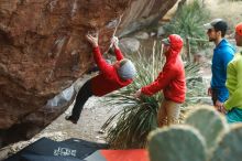 Bouldering in Hueco Tanks on 12/11/2019 with Blue Lizard Climbing and Yoga

Filename: SRM_20191211_1701390.jpg
Aperture: f/2.8
Shutter Speed: 1/400
Body: Canon EOS-1D Mark II
Lens: Canon EF 50mm f/1.8 II