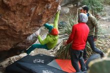 Bouldering in Hueco Tanks on 12/11/2019 with Blue Lizard Climbing and Yoga

Filename: SRM_20191211_1706050.jpg
Aperture: f/2.8
Shutter Speed: 1/400
Body: Canon EOS-1D Mark II
Lens: Canon EF 50mm f/1.8 II