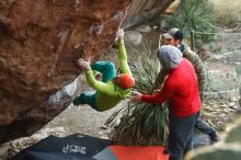 Bouldering in Hueco Tanks on 12/11/2019 with Blue Lizard Climbing and Yoga

Filename: SRM_20191211_1706090.jpg
Aperture: f/2.8
Shutter Speed: 1/500
Body: Canon EOS-1D Mark II
Lens: Canon EF 50mm f/1.8 II