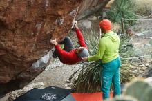 Bouldering in Hueco Tanks on 12/11/2019 with Blue Lizard Climbing and Yoga

Filename: SRM_20191211_1709100.jpg
Aperture: f/2.8
Shutter Speed: 1/400
Body: Canon EOS-1D Mark II
Lens: Canon EF 50mm f/1.8 II