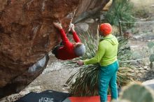 Bouldering in Hueco Tanks on 12/11/2019 with Blue Lizard Climbing and Yoga

Filename: SRM_20191211_1709110.jpg
Aperture: f/2.8
Shutter Speed: 1/500
Body: Canon EOS-1D Mark II
Lens: Canon EF 50mm f/1.8 II