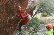 Bouldering in Hueco Tanks on 12/11/2019 with Blue Lizard Climbing and Yoga

Filename: SRM_20191211_1709380.jpg
Aperture: f/3.2
Shutter Speed: 1/400
Body: Canon EOS-1D Mark II
Lens: Canon EF 50mm f/1.8 II