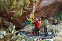 Bouldering in Hueco Tanks on 12/11/2019 with Blue Lizard Climbing and Yoga

Filename: SRM_20191211_1717460.jpg
Aperture: f/3.5
Shutter Speed: 1/250
Body: Canon EOS-1D Mark II
Lens: Canon EF 50mm f/1.8 II