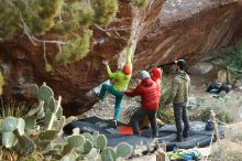 Bouldering in Hueco Tanks on 12/11/2019 with Blue Lizard Climbing and Yoga

Filename: SRM_20191211_1717461.jpg
Aperture: f/3.5
Shutter Speed: 1/250
Body: Canon EOS-1D Mark II
Lens: Canon EF 50mm f/1.8 II