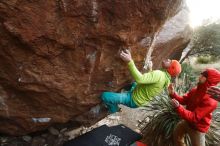 Bouldering in Hueco Tanks on 12/11/2019 with Blue Lizard Climbing and Yoga

Filename: SRM_20191211_1729080.jpg
Aperture: f/5.0
Shutter Speed: 1/250
Body: Canon EOS-1D Mark II
Lens: Canon EF 16-35mm f/2.8 L