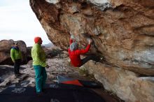 Bouldering in Hueco Tanks on 12/11/2019 with Blue Lizard Climbing and Yoga

Filename: SRM_20191211_1758000.jpg
Aperture: f/4.5
Shutter Speed: 1/250
Body: Canon EOS-1D Mark II
Lens: Canon EF 16-35mm f/2.8 L