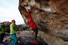 Bouldering in Hueco Tanks on 12/11/2019 with Blue Lizard Climbing and Yoga

Filename: SRM_20191211_1758120.jpg
Aperture: f/5.0
Shutter Speed: 1/250
Body: Canon EOS-1D Mark II
Lens: Canon EF 16-35mm f/2.8 L