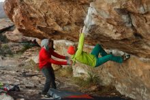 Bouldering in Hueco Tanks on 12/11/2019 with Blue Lizard Climbing and Yoga

Filename: SRM_20191211_1805520.jpg
Aperture: f/3.2
Shutter Speed: 1/250
Body: Canon EOS-1D Mark II
Lens: Canon EF 50mm f/1.8 II