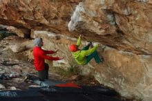 Bouldering in Hueco Tanks on 12/11/2019 with Blue Lizard Climbing and Yoga

Filename: SRM_20191211_1807250.jpg
Aperture: f/2.8
Shutter Speed: 1/250
Body: Canon EOS-1D Mark II
Lens: Canon EF 50mm f/1.8 II