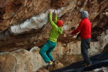 Bouldering in Hueco Tanks on 12/11/2019 with Blue Lizard Climbing and Yoga

Filename: SRM_20191211_1811080.jpg
Aperture: f/2.5
Shutter Speed: 1/250
Body: Canon EOS-1D Mark II
Lens: Canon EF 50mm f/1.8 II