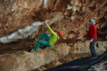 Bouldering in Hueco Tanks on 12/11/2019 with Blue Lizard Climbing and Yoga

Filename: SRM_20191211_1811440.jpg
Aperture: f/2.5
Shutter Speed: 1/250
Body: Canon EOS-1D Mark II
Lens: Canon EF 50mm f/1.8 II