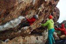 Bouldering in Hueco Tanks on 12/11/2019 with Blue Lizard Climbing and Yoga

Filename: SRM_20191211_1813100.jpg
Aperture: f/2.2
Shutter Speed: 1/250
Body: Canon EOS-1D Mark II
Lens: Canon EF 50mm f/1.8 II