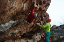 Bouldering in Hueco Tanks on 12/11/2019 with Blue Lizard Climbing and Yoga

Filename: SRM_20191211_1813200.jpg
Aperture: f/2.5
Shutter Speed: 1/250
Body: Canon EOS-1D Mark II
Lens: Canon EF 50mm f/1.8 II