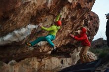 Bouldering in Hueco Tanks on 12/11/2019 with Blue Lizard Climbing and Yoga

Filename: SRM_20191211_1816320.jpg
Aperture: f/1.8
Shutter Speed: 1/250
Body: Canon EOS-1D Mark II
Lens: Canon EF 50mm f/1.8 II