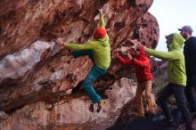 Bouldering in Hueco Tanks on 12/11/2019 with Blue Lizard Climbing and Yoga

Filename: SRM_20191211_1819420.jpg
Aperture: f/2.2
Shutter Speed: 1/200
Body: Canon EOS-1D Mark II
Lens: Canon EF 50mm f/1.8 II