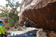 Bouldering in Hueco Tanks on 12/13/2019 with Blue Lizard Climbing and Yoga

Filename: SRM_20191213_1013290.jpg
Aperture: f/2.8
Shutter Speed: 1/250
Body: Canon EOS-1D Mark II
Lens: Canon EF 16-35mm f/2.8 L