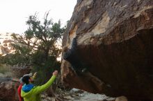 Bouldering in Hueco Tanks on 12/13/2019 with Blue Lizard Climbing and Yoga

Filename: SRM_20191213_1013480.jpg
Aperture: f/5.6
Shutter Speed: 1/250
Body: Canon EOS-1D Mark II
Lens: Canon EF 16-35mm f/2.8 L