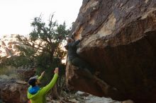 Bouldering in Hueco Tanks on 12/13/2019 with Blue Lizard Climbing and Yoga

Filename: SRM_20191213_1013550.jpg
Aperture: f/5.6
Shutter Speed: 1/250
Body: Canon EOS-1D Mark II
Lens: Canon EF 16-35mm f/2.8 L