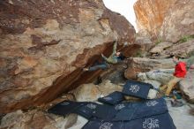 Bouldering in Hueco Tanks on 12/13/2019 with Blue Lizard Climbing and Yoga

Filename: SRM_20191213_1021410.jpg
Aperture: f/4.5
Shutter Speed: 1/250
Body: Canon EOS-1D Mark II
Lens: Canon EF 16-35mm f/2.8 L